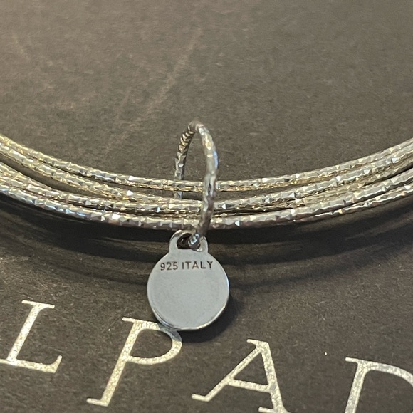 Silpada Sterling Silver ‘Lasting Impression’ Bangle Bracelet Set B3008 - Picture 14 of 16